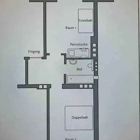 Zentral Gelegen Messe Zentrum Altstadt アパート デュッセルドルフ